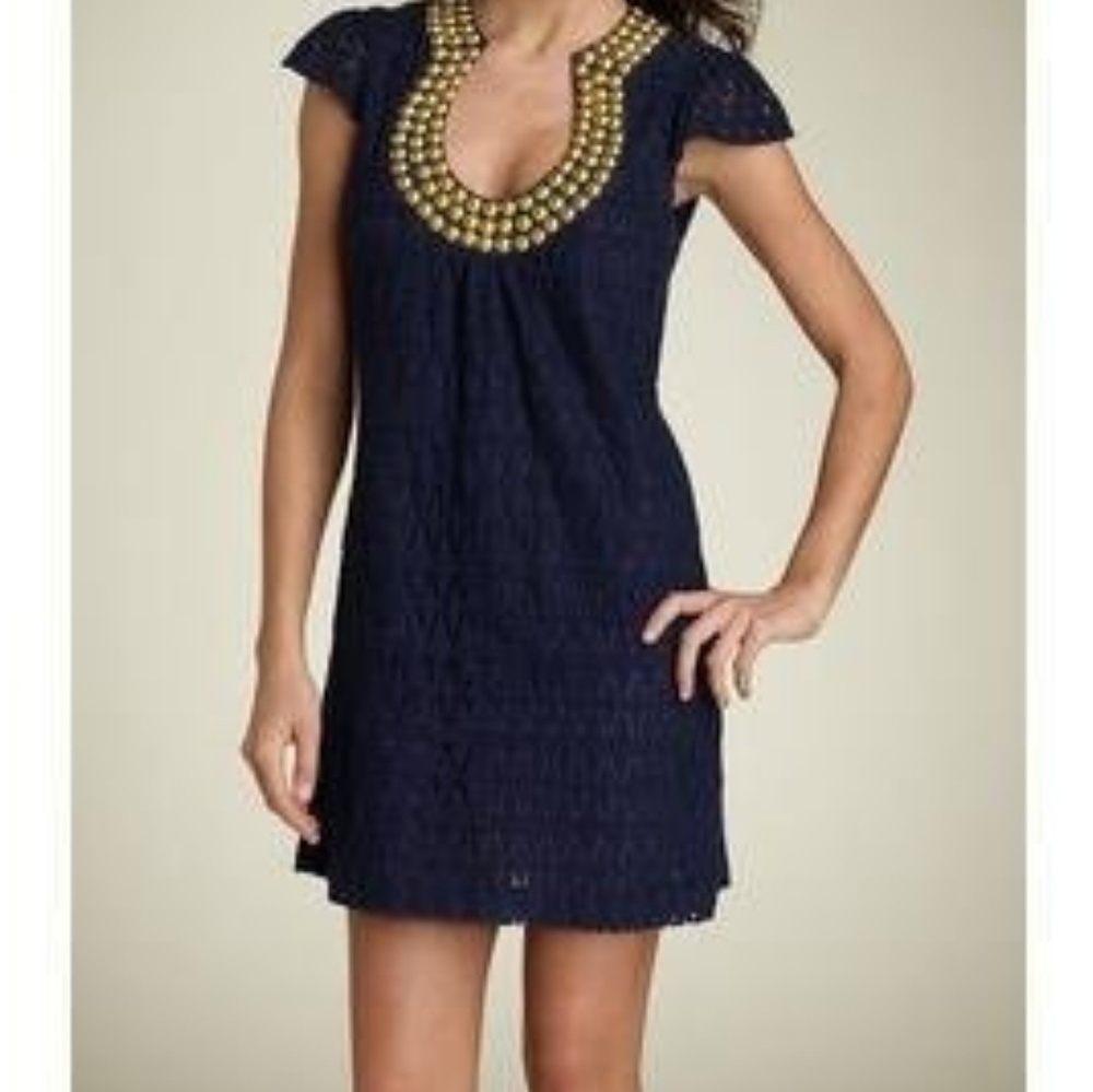 Trina Turk Bonita Backgammon Dress